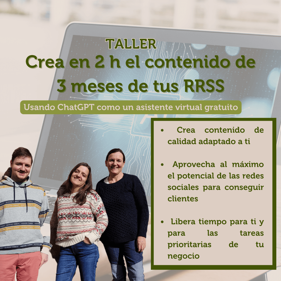 Crea en 2 h el contenido de 3 meses de tus RRSS con técnicas avanzadas de ChatGPT